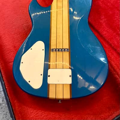 Aria Pro II Tri-Sound TS-500 1980 - Teal neck thru original vintage MIJ Japan image 10
