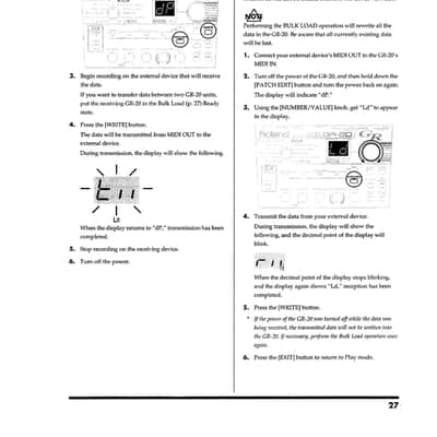 Roland GR-20 — Owners Manual User Guide Instructions — 49 Pages — USA Made image 11