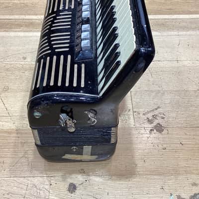 Acmette Accordion Vintage 1960s Black Acmette Accordion 41 keys 1960 - BLACK - #19619 image 7