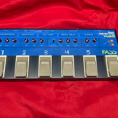 Ibanez PUE5 Guitar Multi-Effect 1980s - Blue image 1