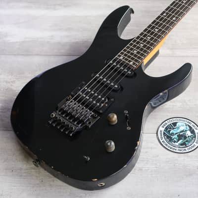 1987 Ibanez RG440PAH/PLG-65 Transitional Era HSS Superstrat (Black) image 1