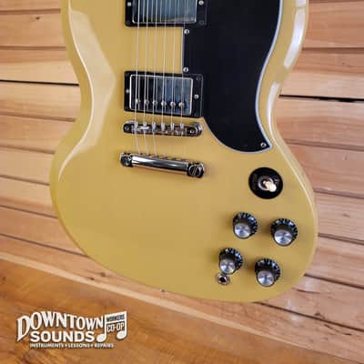 Gibson SG Standard '61 Stop Bar with Gibson Hard Case - TV Yellow image 3
