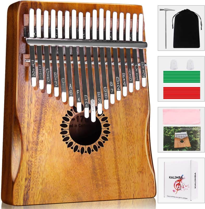 Premium 17 Key KALIMBA + Accessories (Thumb Piano) image 1