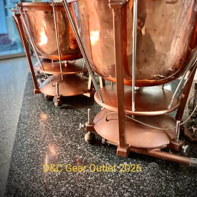 Dresdner RARE Dresdner Timpani Set 26"&29" 60s-70s  - Cooper image 2