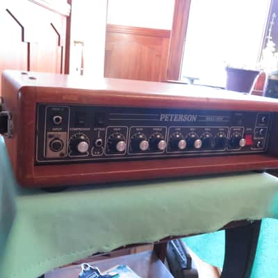 vintage UK 1990's Peterson bass amp head P150 jazz amplifier portable 150 watts for acoustic or electric bass image 8