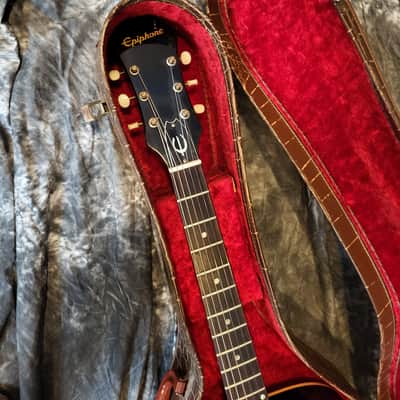 Vintage RARE 1955 Gibson ES 335 ES 175 Soft Shell Electric Guitar Case Alligator Print image 15