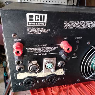 Vintage BGW 750B Power Amp HAVE VIDEO image 7