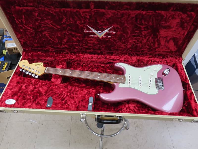 2007 Fender Custom Shop Masterbuilt Custom Classic Relic Strat, Burgundy Mist Metallic image 1