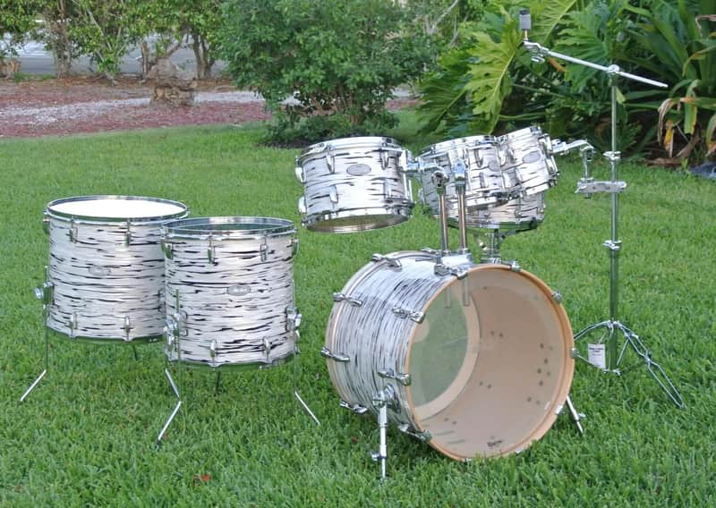 DREAM SET! PEARL MASTERS MAPLE RESERVE MUSIC CITY CUSTOM 7 PC DRUM SET! LOT RK711 image 1