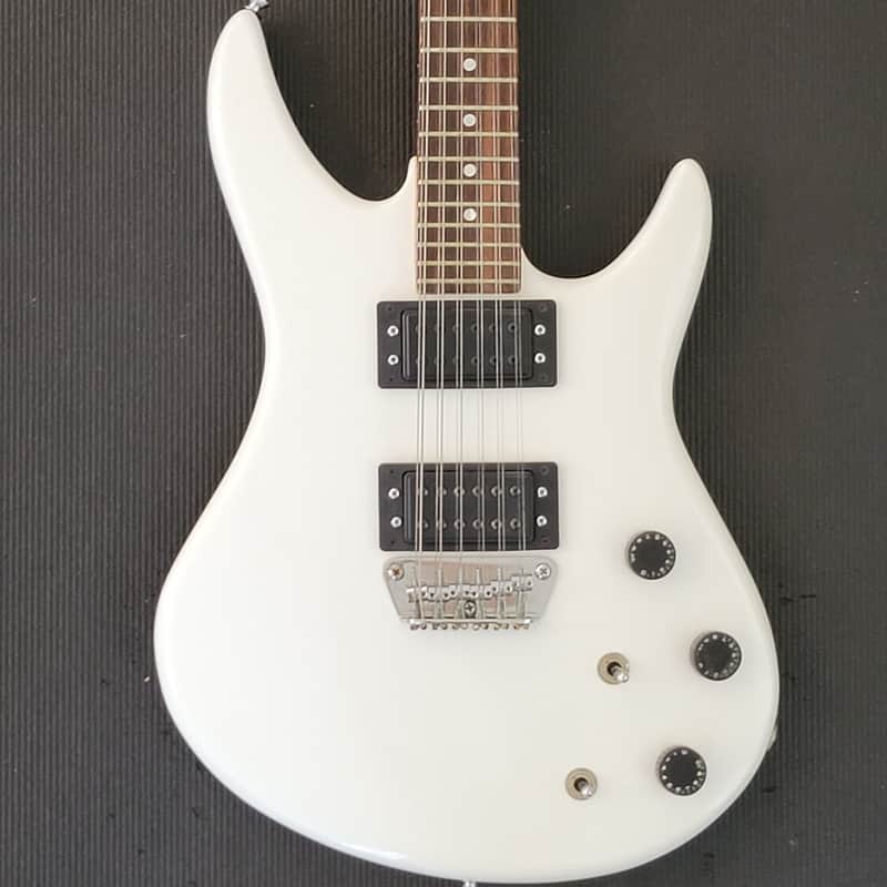 Rare Peavey Milestone 12 White 12-String USA w/ OHSC image 1
