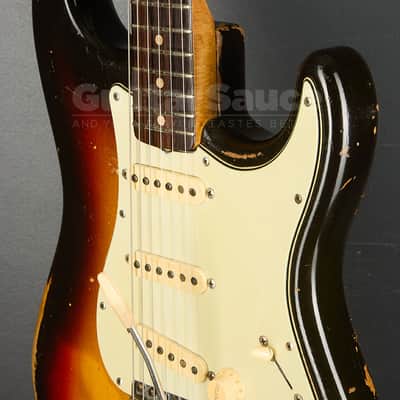 Fender Stratocaster Sunburst Original Vintage 1962 - Sunburst (COD 2181VG) image 6