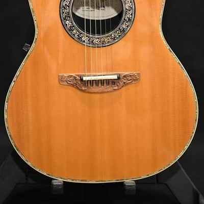 Ovation USA 1869 Custom Legend roundback acoustic-electric guitar image 8