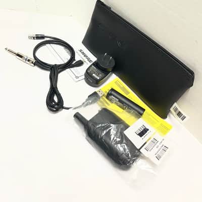 Shure GLXD1=-Z2 Shure GLXD1 Z2 Digital Wireless Bodypack Transmitter SB902 1900mAh Battery WA302 Premium Guitar/Bass Instrument Straight Cable Locking 1/4-inch SBC10-MICROB USB Cable Charger GLX GLXD16 D6 GLXD6 GLXD4 Wireless System Carry Case Bag Pouch image 2