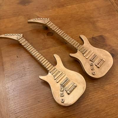 Hard Rock Cafe Solid Brass Guitar Door Handles 3kg Each ideal studio or man cave memorabilia image 3