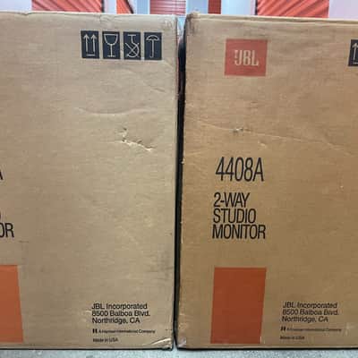 2 JBL 4408A Vintage Studio Monitors "BRAND NEW" In The Box VERY RARE image 1
