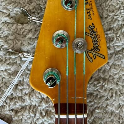 Fender  Jaco Pastorius Jazz Bass, Fretless, Pau Ferro board, 3-Color Sunburst image 7