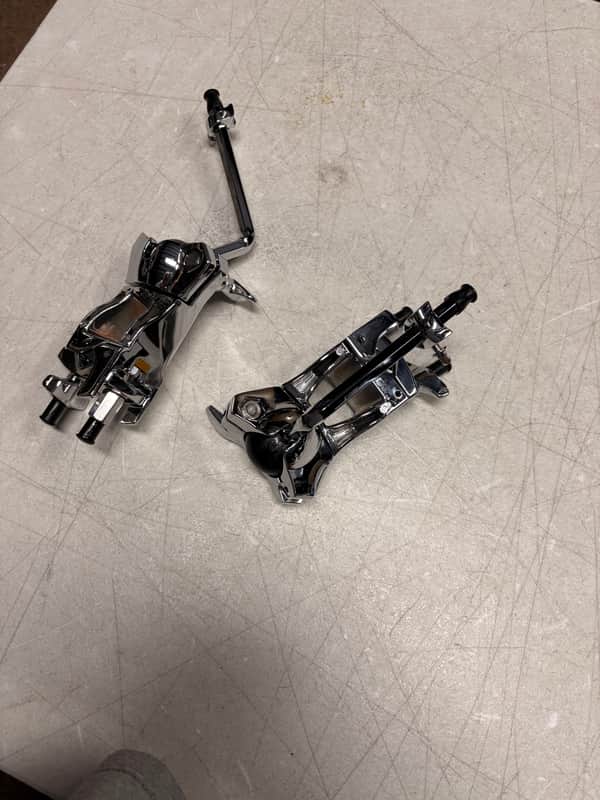 Mapex Set of 2 sonic clear single tim mounts chrome image 1