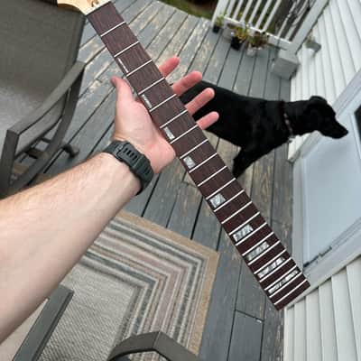 Warmoth Meadowhawk (Fits Stratocaster) Neck - Birdseye Maple + Rosewood, Stainless Jumbo frets, 25.5" Scale, 42mm Nut image 25