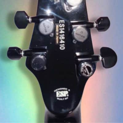 ⚠️ 2014 ESP Japan E-II Horizon Gloss Black, Het Set EMGs, Mint Condition! image 14