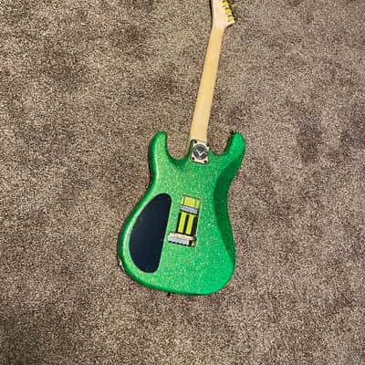 Chandler SuperStrat  80’s Candy Green Sparkle image 7