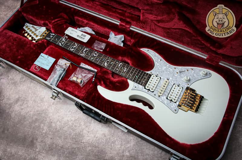 IBANEZ MIJ JEM7V-WH Steve Vai Signature "White + Rosewood" (2006) image 1