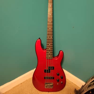 Fender Contemporary Power Jazz Bass Special 1987 - 1990 - Candy Apple Red image 4