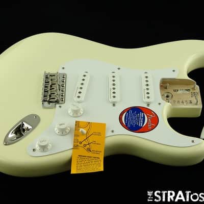 LOADED Fender American ERIC CLAPTON Strat BODY Stratocaster Guitar Olympic White image 1