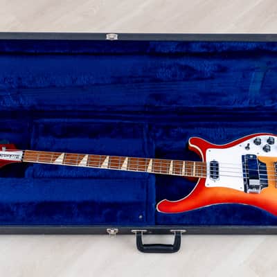 1965 Rickenbacker 4001 Vintage Neck Through Bass Fireglo w/ Case image 20