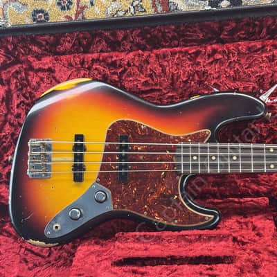 2020 Fender Custom Shop - 60 Jazz Bass Relic 3TSB - ID 5836 image 1