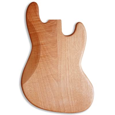 BexGears Left-Handed DIY JB Bass Guitar  Body , okoume Body  KJB-P-200L image 2