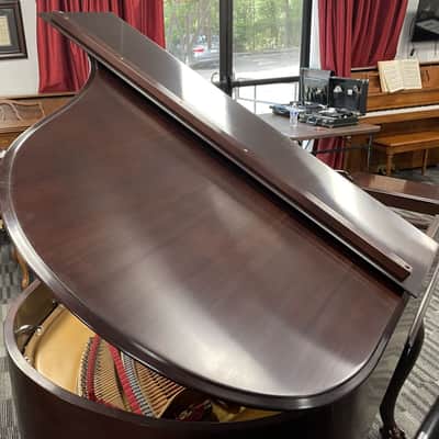 Steinway Model M 5'7" Chippendale Grand Piano 1997 (Restored) - Satin Mahogany image 15