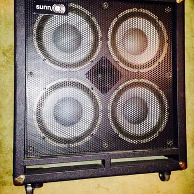 Sunn 410h 4x10 bass guitar speaker caninet image 1