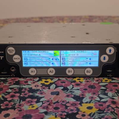2X Lectrosonics M2T IEM Digital Half-Rack Transmitter with Dante & Duet IEM Kit image 2