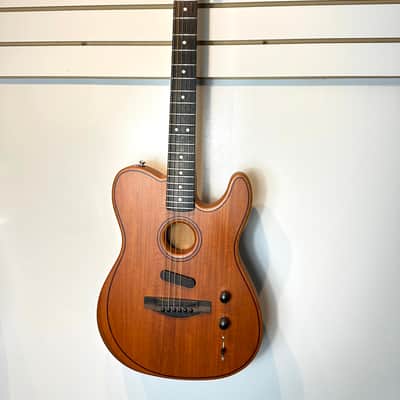 Fender Acoustasonic American Telecaster All Mahogany 2024 - Natural image 6