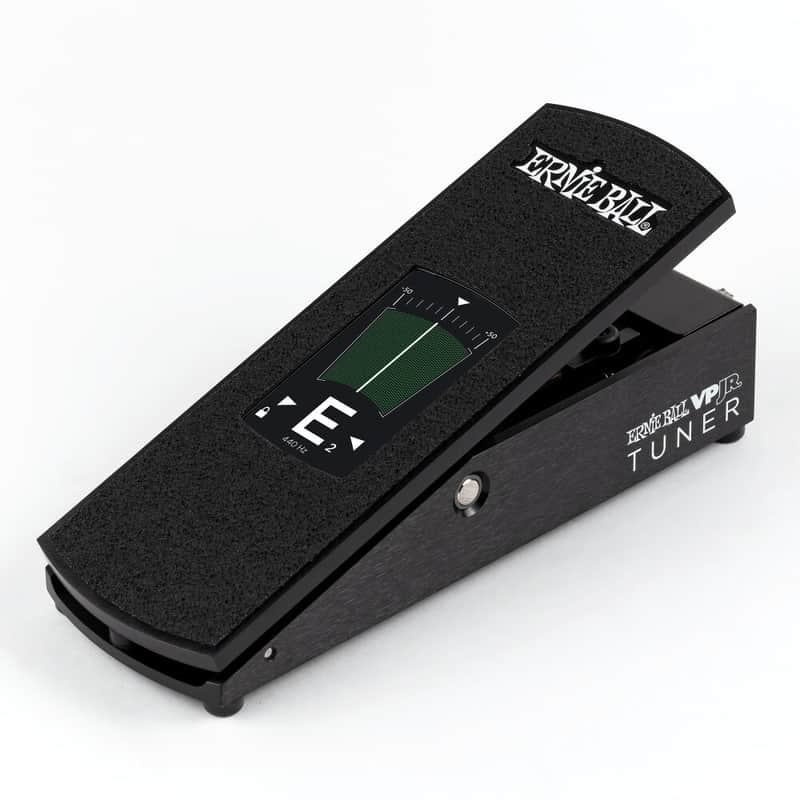 Ernie Ball 6203 VP JR Tuner Guitar Effects Volume Pedal w/ Built-In Tuner, Black image 1