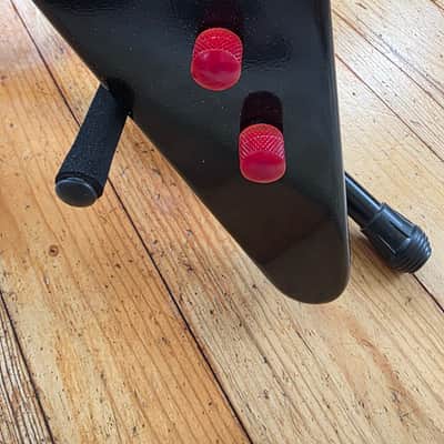Hondo 767 FLYING V 1980s - Black/ RED ACCESSORIES image 7