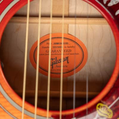 2014 Gibson Limited Edition Hummingbird Quilt - Heritage Cherry Sunburst | USA Bozeman Custom Dreadnought Acoustic Guitar L.R. Baggs Pickup | OHSC image 18