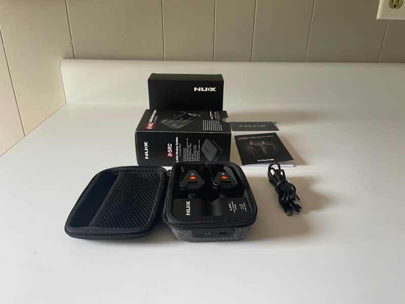 NuX B-5RC 2.4GHz Wireless Guitar System 2022 - Present - Black image 1