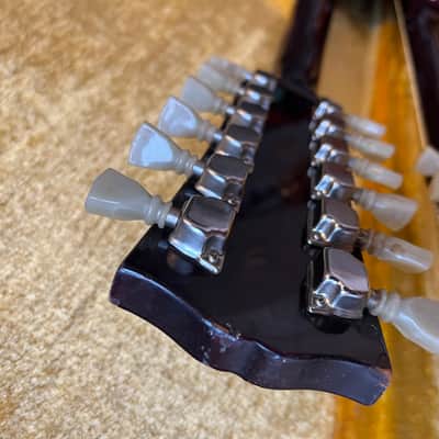 Ibanez 2402 Double Cutaway Double Neck 1974 - 1977 - Walnut image 19