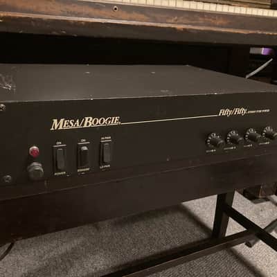 Mesa Boogie Fifty/Fifty Tube Power Amp 2000's Black image 1