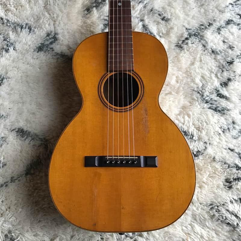 c. 1920 Chicago-made Parlor Guitar by Montgomery Ward & Co image 1
