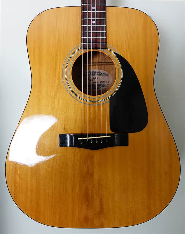Fender Gemini II Acoustic Guitar 'Made in Korea' 1984 - 1987 | Reverb