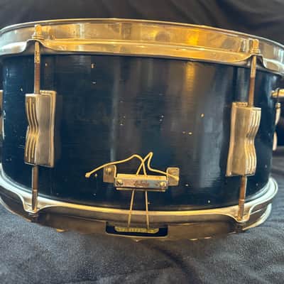 Ludwig No. 490 Pioneer 6.5x14" 6-Lug Snare Drum 1964 Blue Lacquer image 5