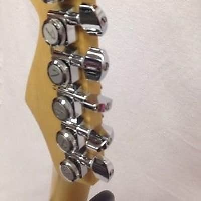 Fender Dealer Event Strat Snow White w/ Matching Headstock-Blue fender logo image 6