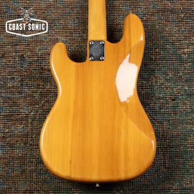 1976 Westminster PB380N Precision Bass, Birdseye Maple neck, Matsumoku, Made in Japan image 3