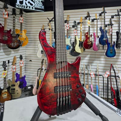 *New - Open Box* Ibanez EHB Ergonomic Headless 5-string Bass Guitar - Stained Wine Red Low Gloss w/Gig Bag #914 image 4
