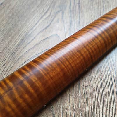 Stratocaster Compatible Roasted Flame Maple and Rosewood Pro Guitar Neck Satin image 9