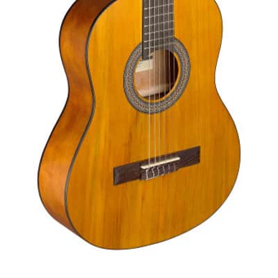 STAGG 3/4 Natural-coloured Classical Guitar With Linden Top image 1