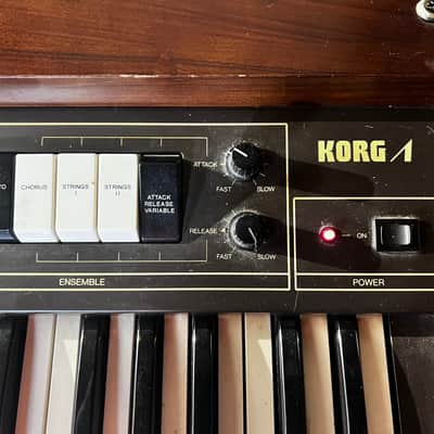Korg Lambda ES-50 48-Key Polyphonic Synthesizer 1979 - 1982 - Black / Wood image 4