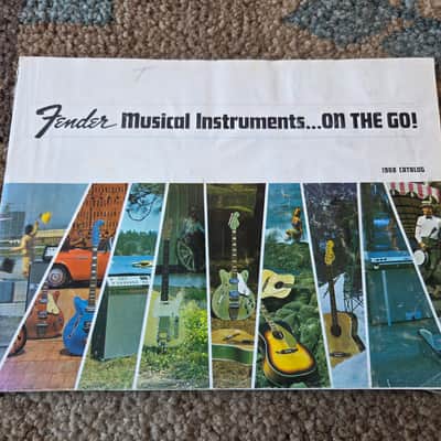 Vintage 1968 Fender Musical Instruments Full-Line Catalog! Rare, Original Case Candy, Paperwork! image 1
